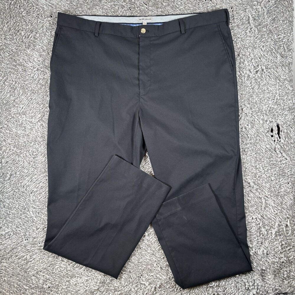 Peter Millar Raleigh Performance Trouser Pants Men’s Size 42/32 Navy Blue Preppy